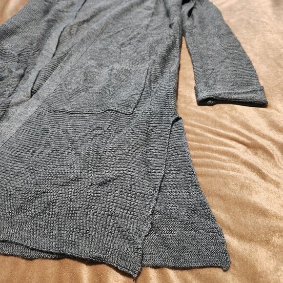 Dip Berry Blast Long Cardigan size Small Dark Gray With Pockets - Picture 4 of 8
